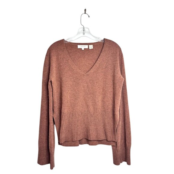 INHABIT 100% Cashmere Drapey V Neck Oversized Sweater Size XS - Picture 3 of 6